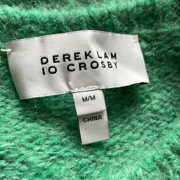 Derek Lam 10 Crosby green wool blend sweater size M - Picture 9 of 10
